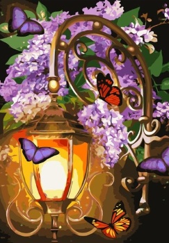 Бабочки у фонаря