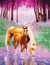 Лошадь с жеребенком - Лошадь с жеребенком